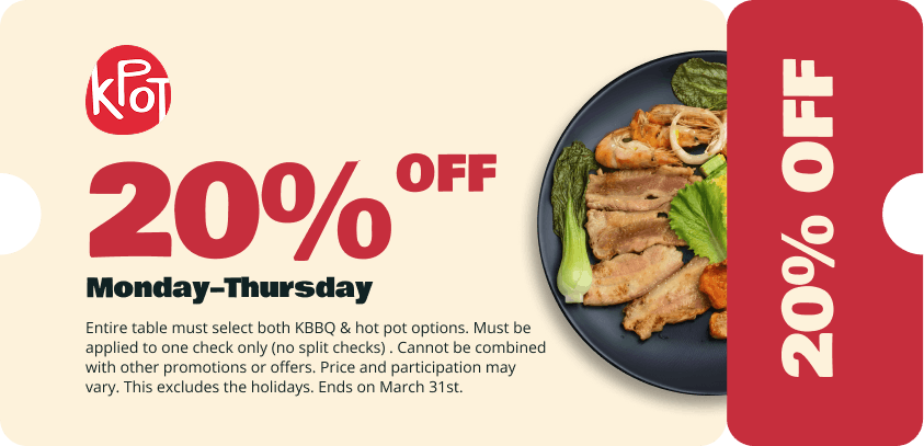 Promo 20% off for everyone